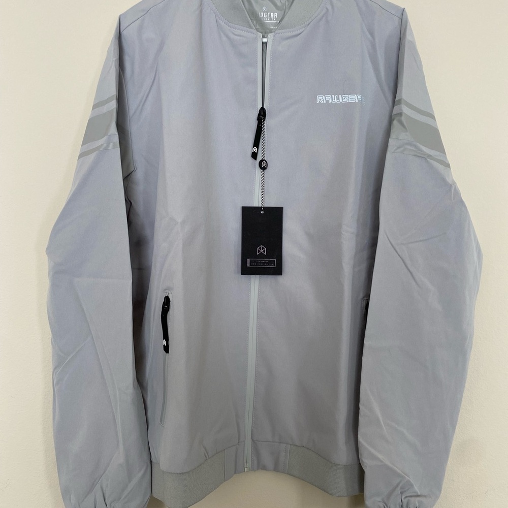 Men's Rawgear Bomber Jacket Medium Grey